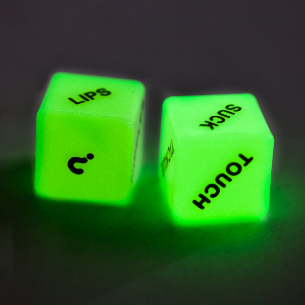 Glow in the Dark Love Dice Game