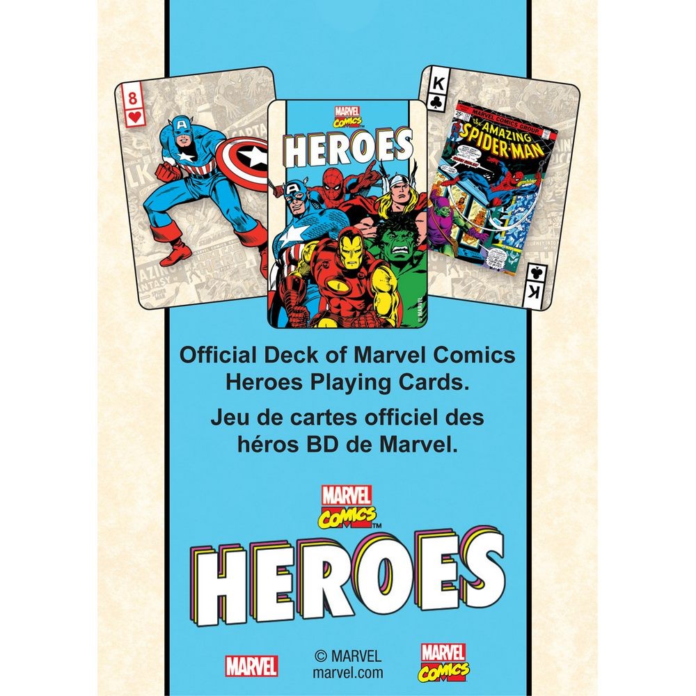 Marvel Heroes Retro Playing Cards