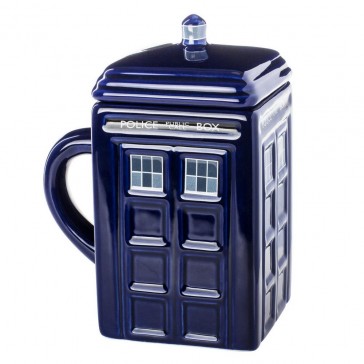 Doctor Who TARDIS Mug with Removable Lid