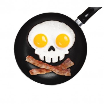 Funny Side Up Egg Shaper - Skull