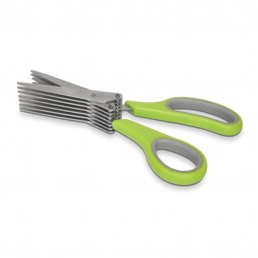 7 Blade Herb Scissors - Green