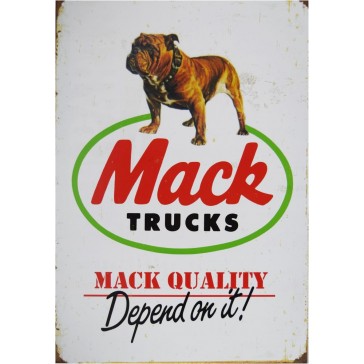 Mack Truck Logo Tin Sign