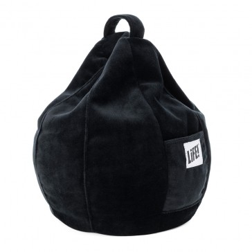 iCrib Tablet Bean Bag Cushion - Black Velvet
