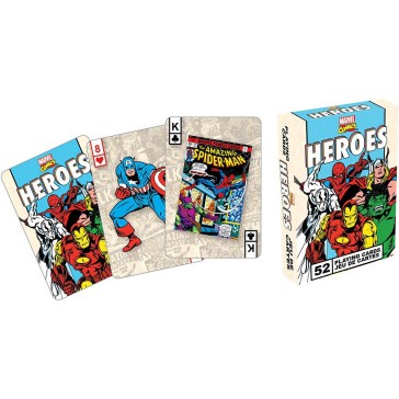 Marvel Heroes Retro Playing Cards