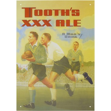 Tin Sign - Tooth's Rugby