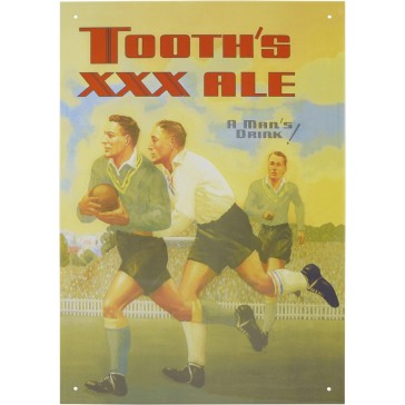 Tin Sign - Tooth's Rugby