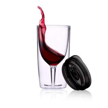TraVino Premium Wine Sippy Cup - Black