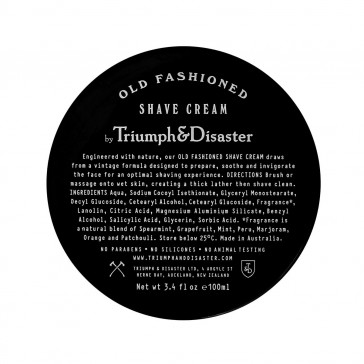 Triumph & Disaster - Old Fashioned Shave Cream Jar