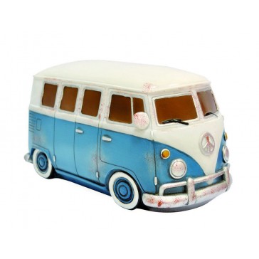 Retro VW Kombi Table Lamp - Blue