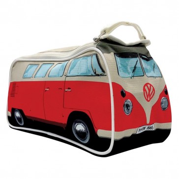 VW Kombi Camper Van Toiletry Bag - Red