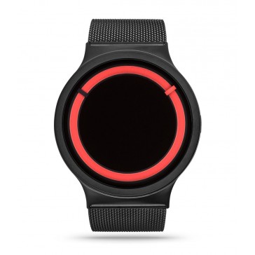 Ziiiro Eclipse Watch Metallic - Black Red