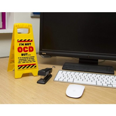 Desk Warning Sign - OCD