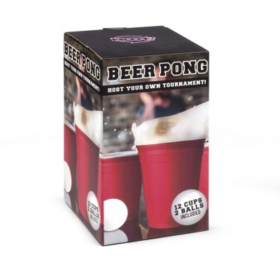 Beer Pong Set - 12 Cups, 2 Balls