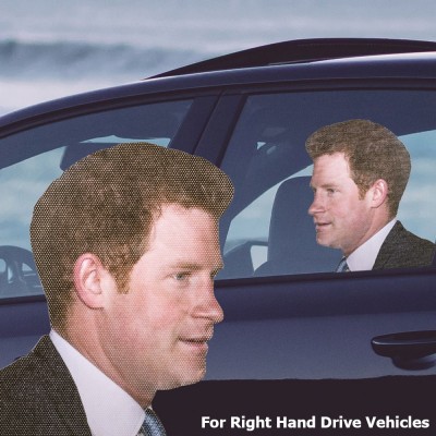 Ride with Harry Car Window Sticker